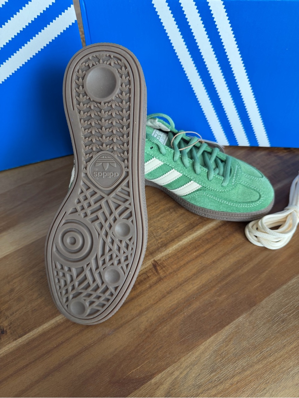 adidas Handball Spezial Preloved Green / Cream White - Picture 10 of 10